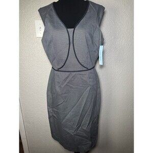 Antonio Melani NWT Polka dot Sheath Dress Size 8 Black White Career Modest